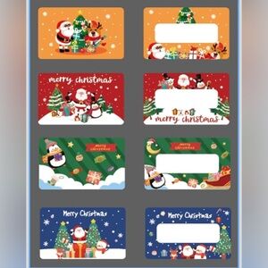 Festive Christmas Scratch Cards Set 40 Count